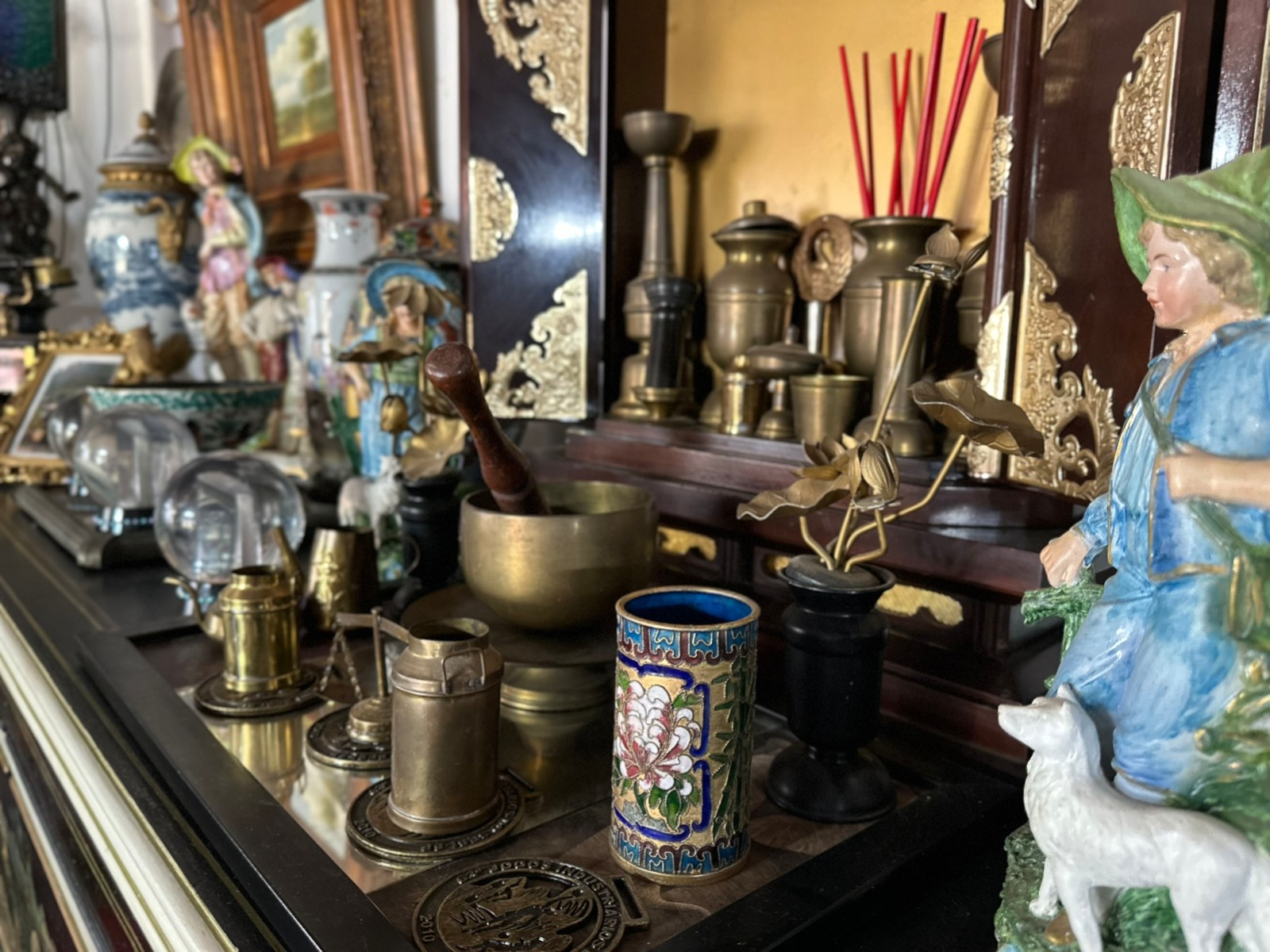 Pe&ccedil;as decorativas do ambiente interno